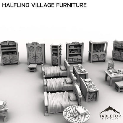 Halfling Village Furniture