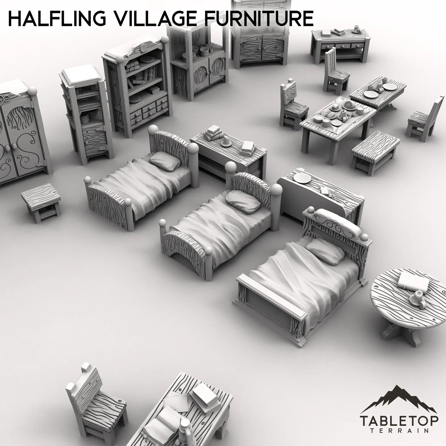 Halfling Village Furniture