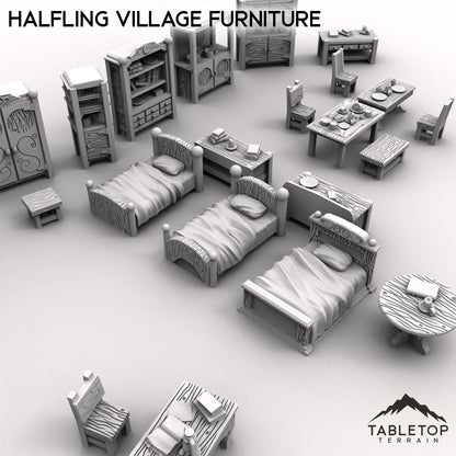 Halfling Village Furniture