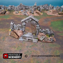 Hallowed Graveyard Walls - Fantasy Terrain