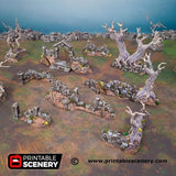 Hallowed Graveyard Walls - Fantasy Terrain