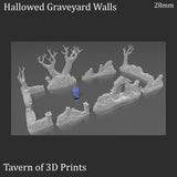 Hallowed Graveyard Walls - Fantasy Terrain