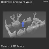 Hallowed Graveyard Walls - Fantasy Terrain