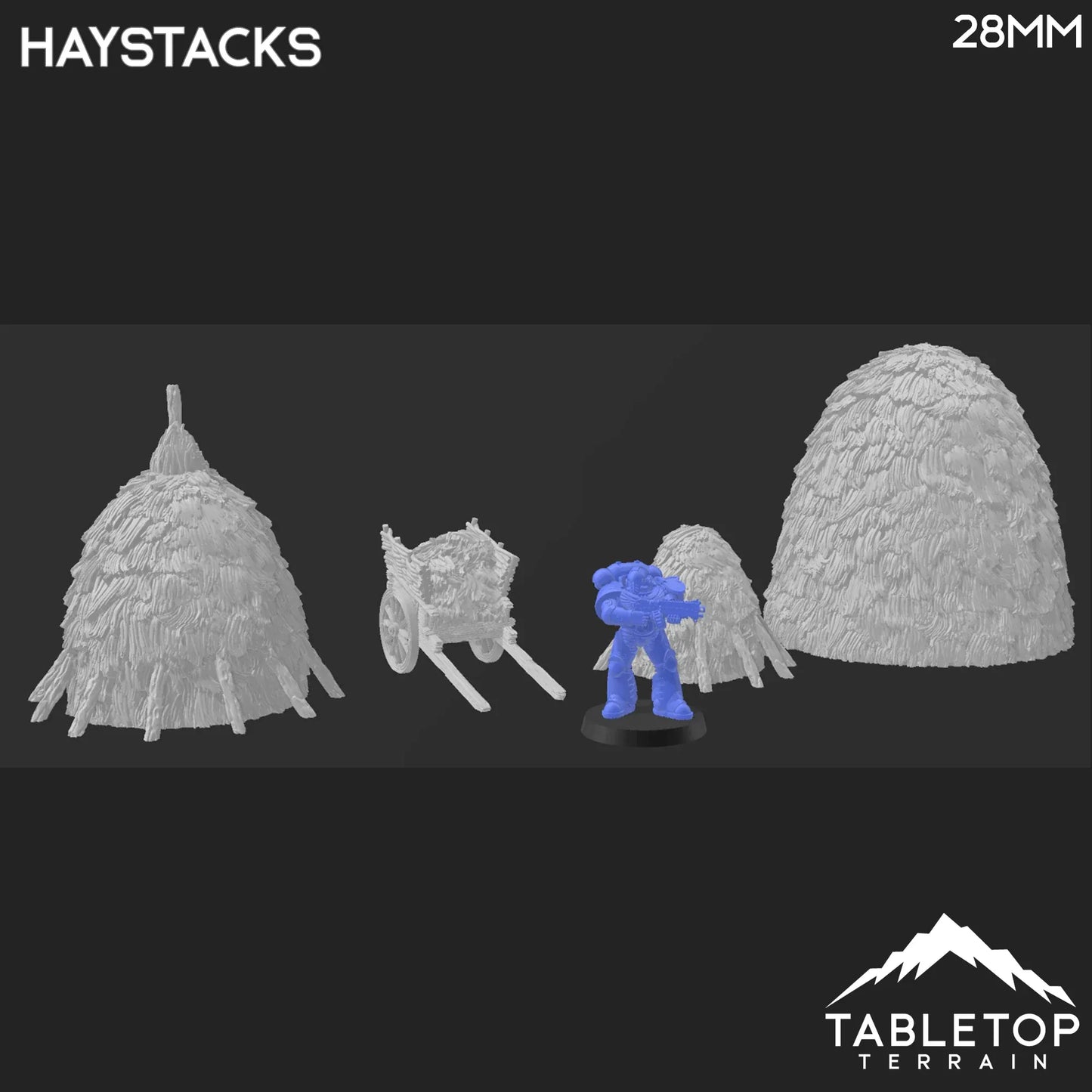 Haystacks - Country & King - Fantasy Historical Scatter Terrain