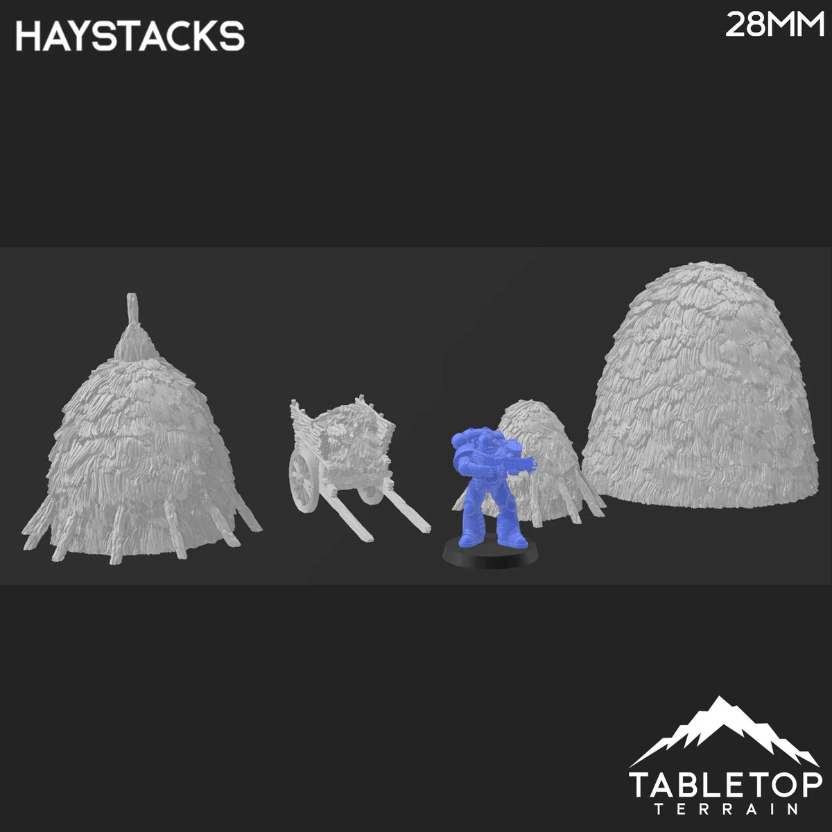 Haystacks - Country & King - Fantasy Historical Scatter Terrain