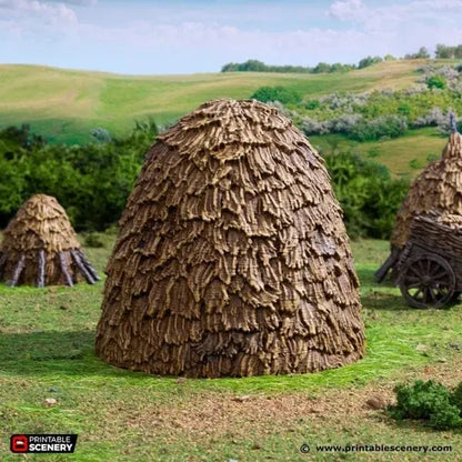 Haystacks - Country & King - Fantasy Historical Scatter Terrain