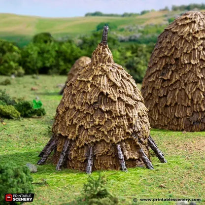 Haystacks - Country & King - Fantasy Historical Scatter Terrain