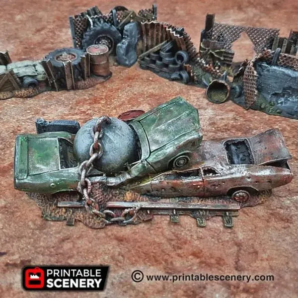 Junkfort Barricades and Fences - Apocalyptic Scatter Terrain