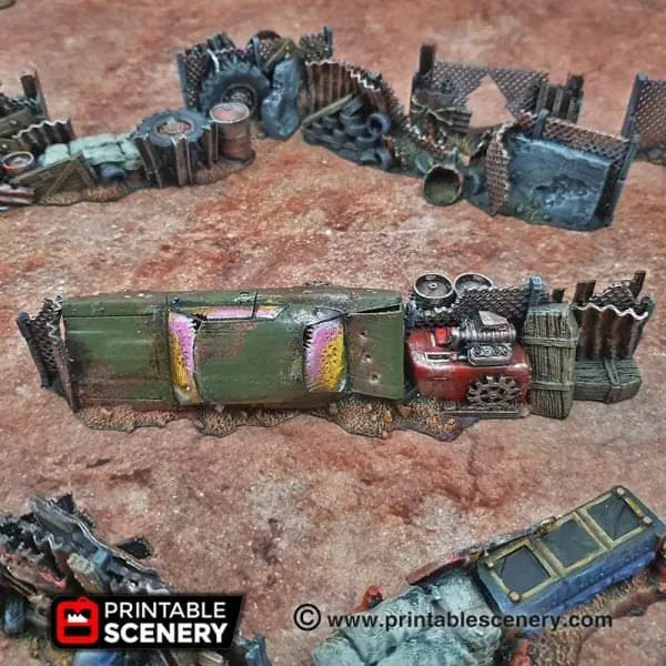 Junkfort Barricades and Fences - Apocalyptic Scatter Terrain