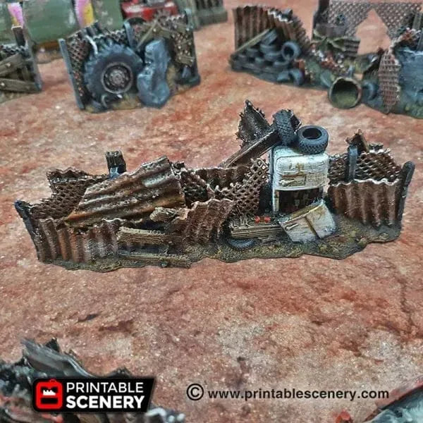 Junkfort Barricades and Fences - Apocalyptic Scatter Terrain