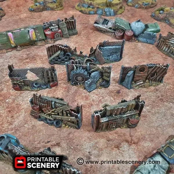 Junkfort Barricades and Fences - Apocalyptic Scatter Terrain