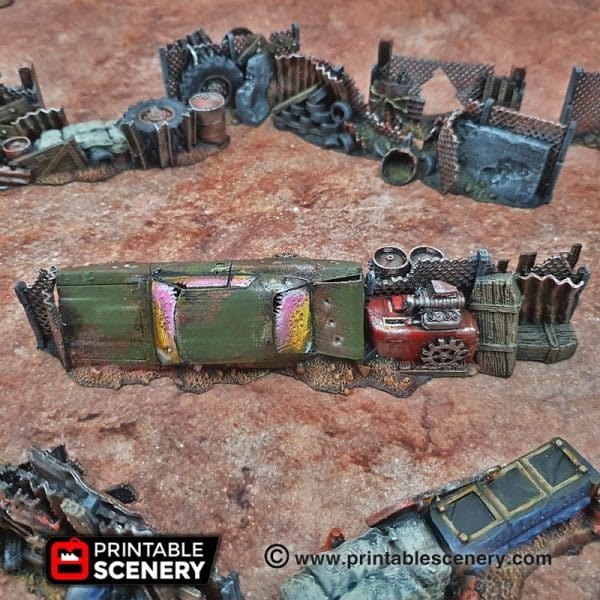 Junkfort Barricades and Fences - Apocalyptic Scatter Terrain