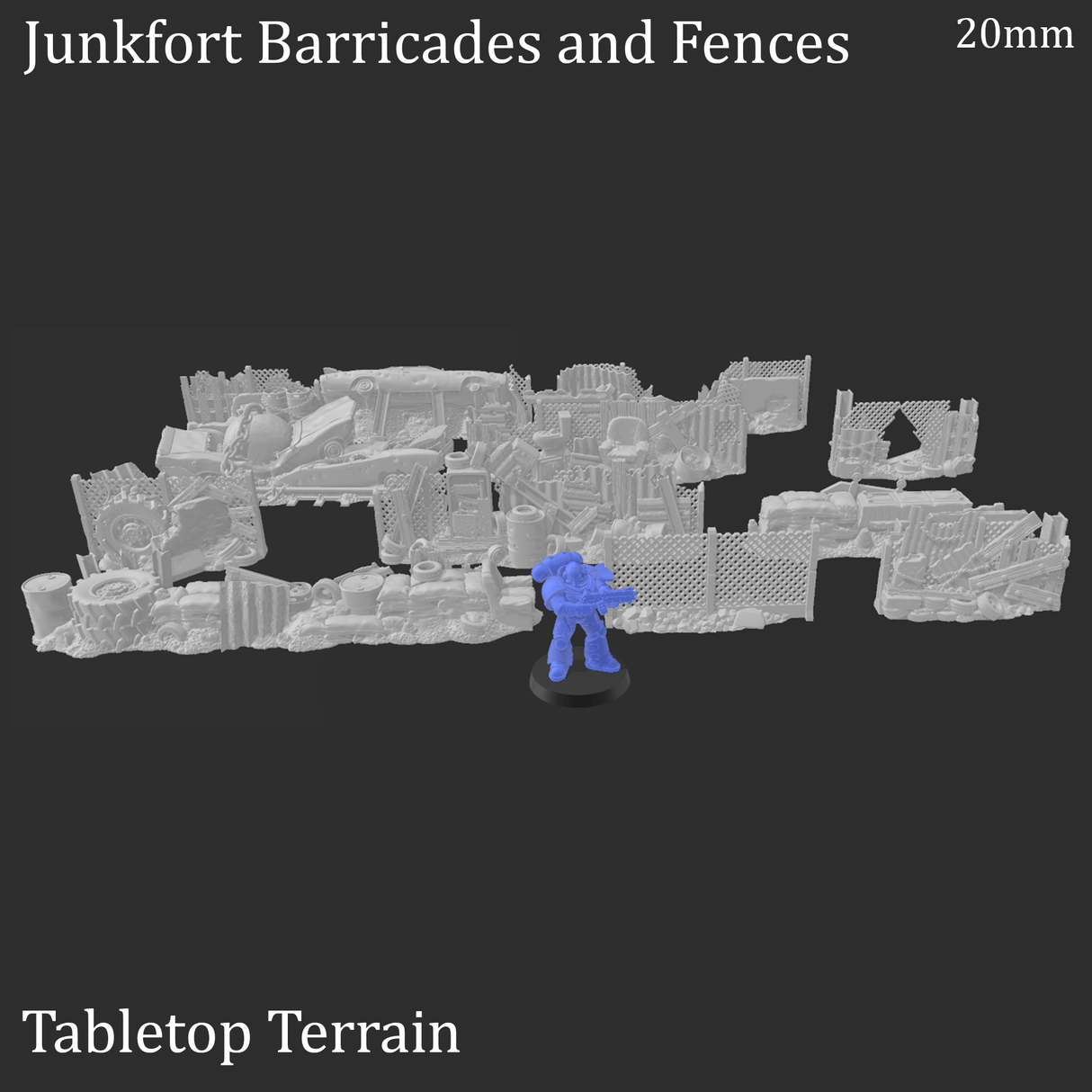 Junkfort Barricades and Fences - Apocalyptic Scatter Terrain