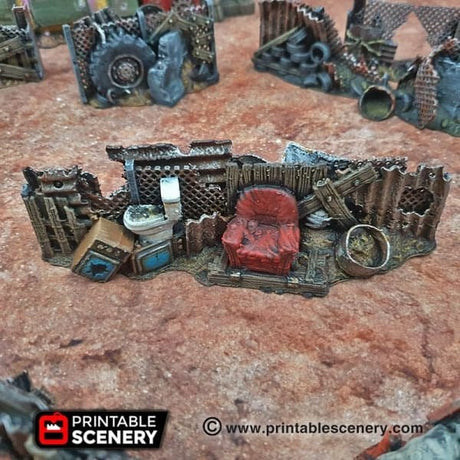 Junkfort Barricades and Fences - Apocalyptic Scatter Terrain