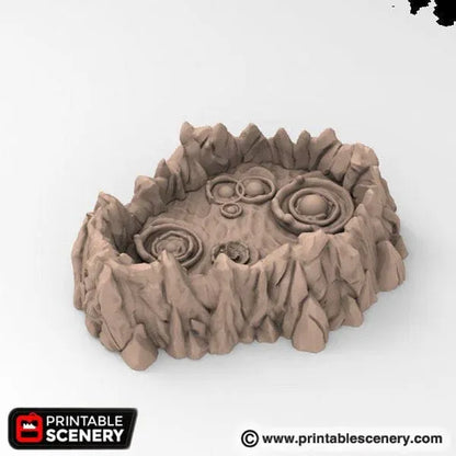 Lava Pits - Demon Scatter Terrain