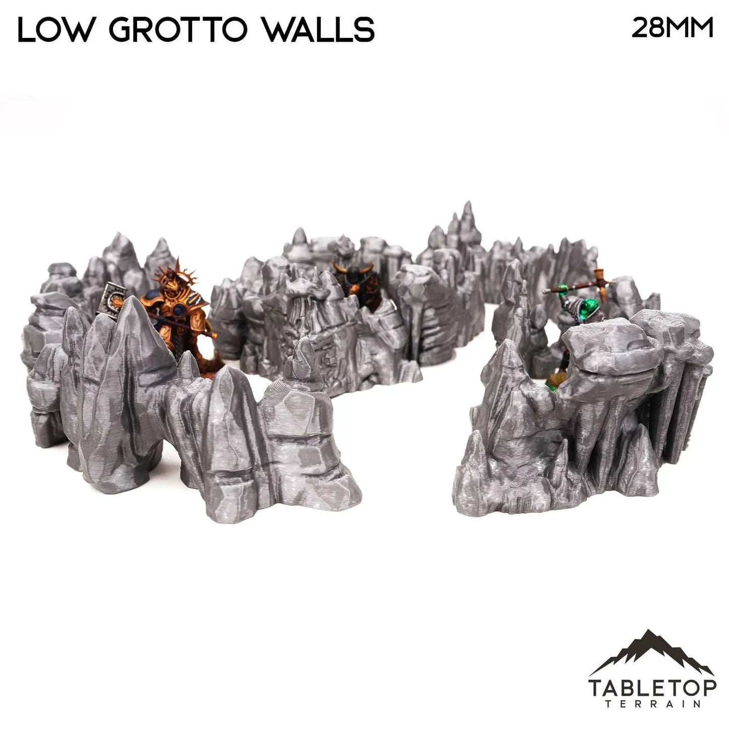 Low Grotto Walls - Fantasy Scatter Terrain