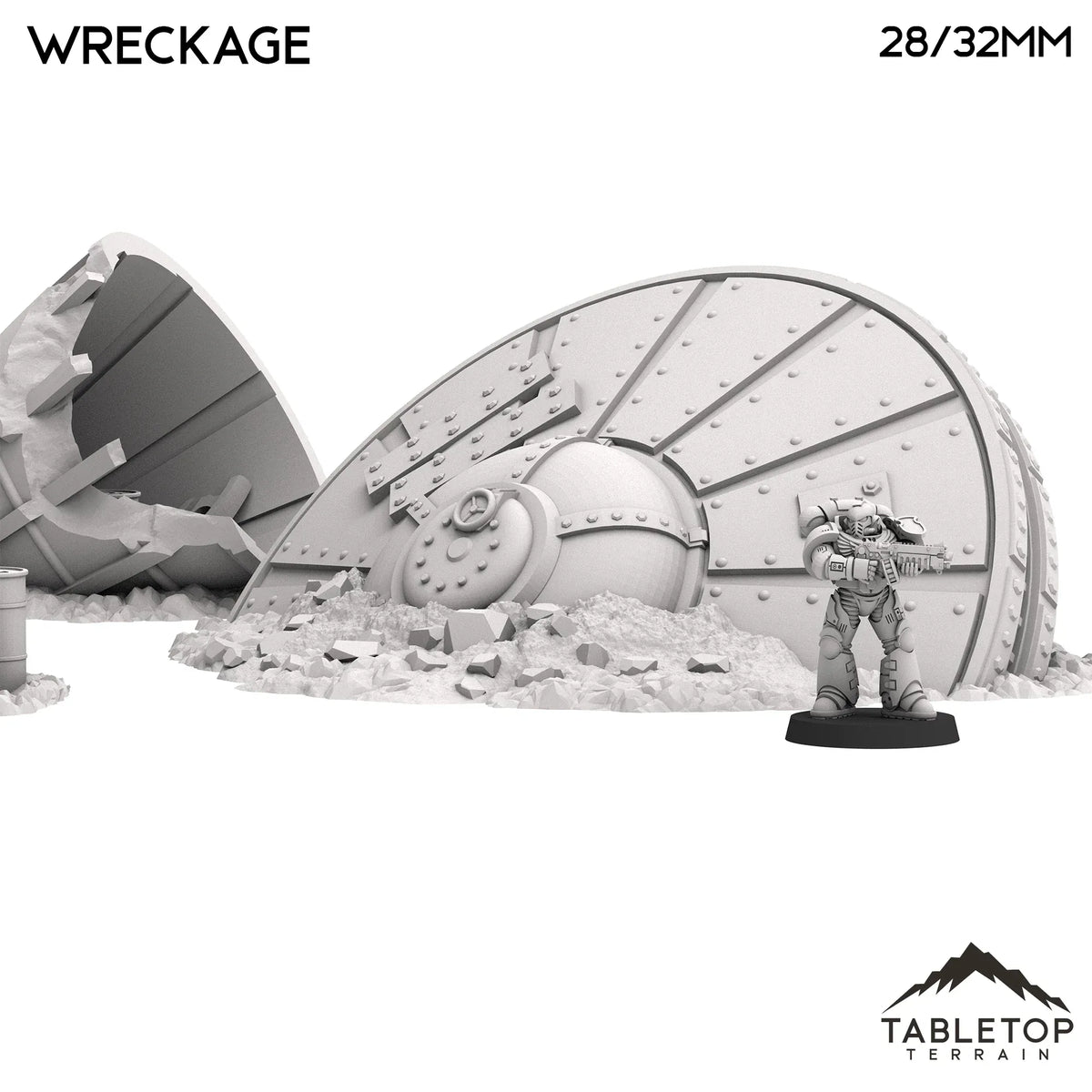 Orc Wreckage - Warpzel-1A Orc Space Program