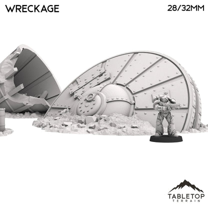 Orc Wreckage - Warpzel-1A Orc Space Program