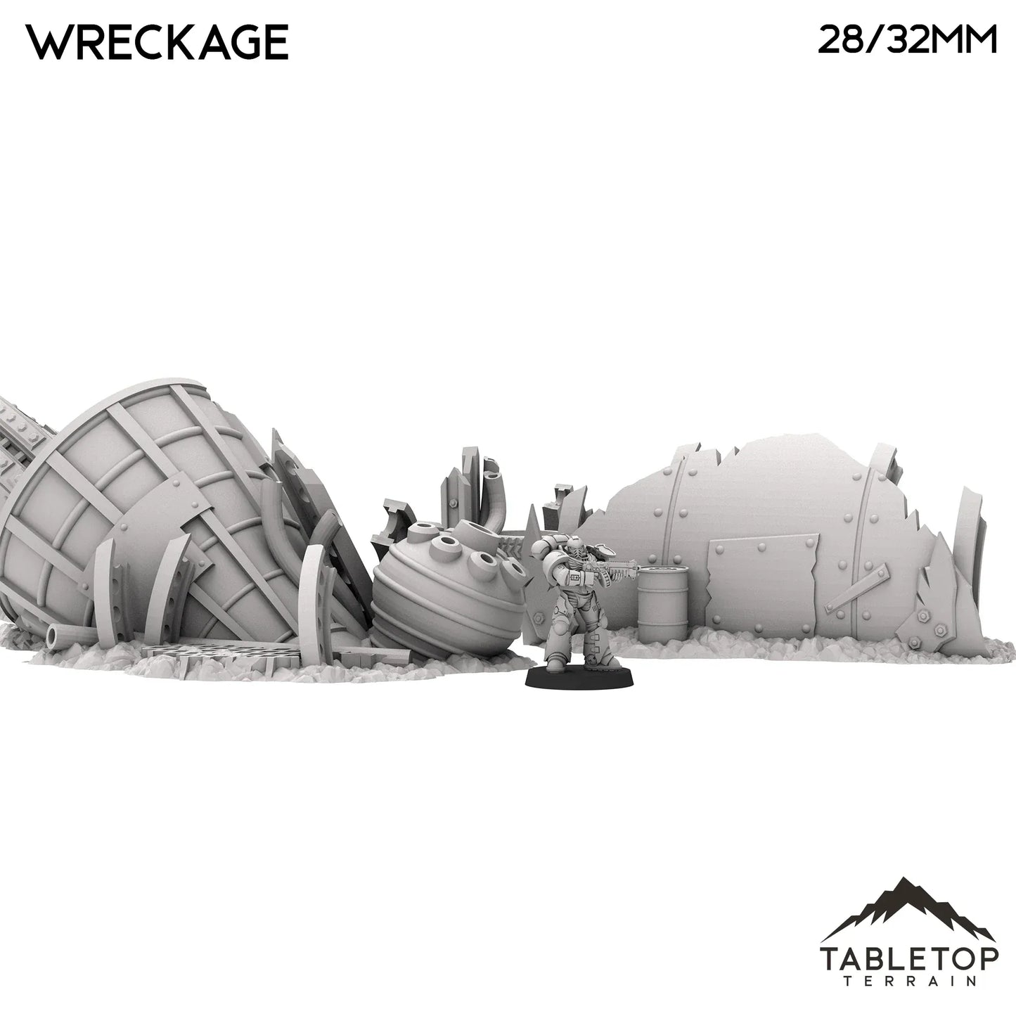 Orc Wreckage - Warpzel-1A Orc Space Program