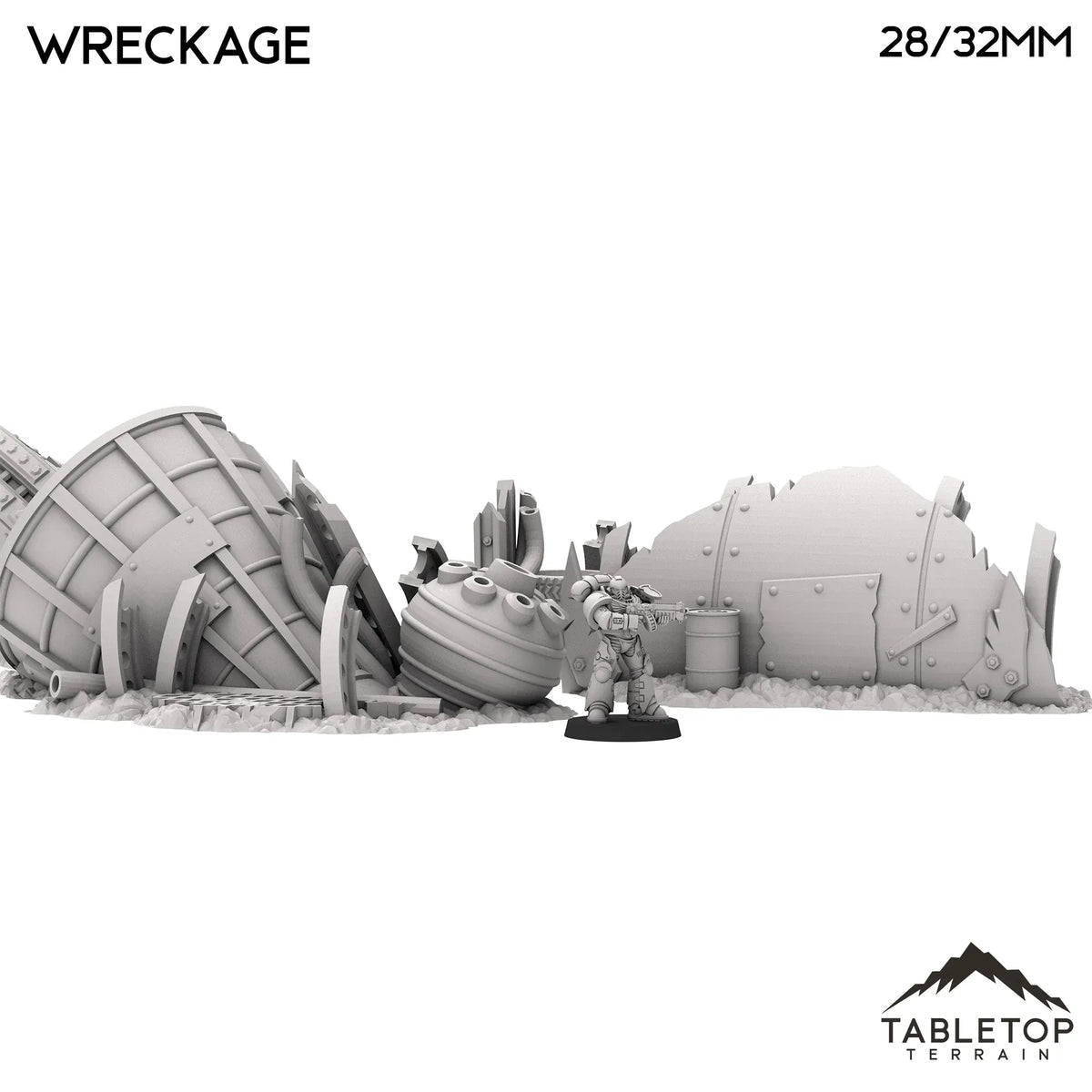 Orc Wreckage - Warpzel-1A Orc Space Program