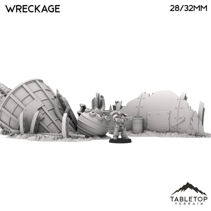 Orc Wreckage - Warpzel-1A Orc Space Program
