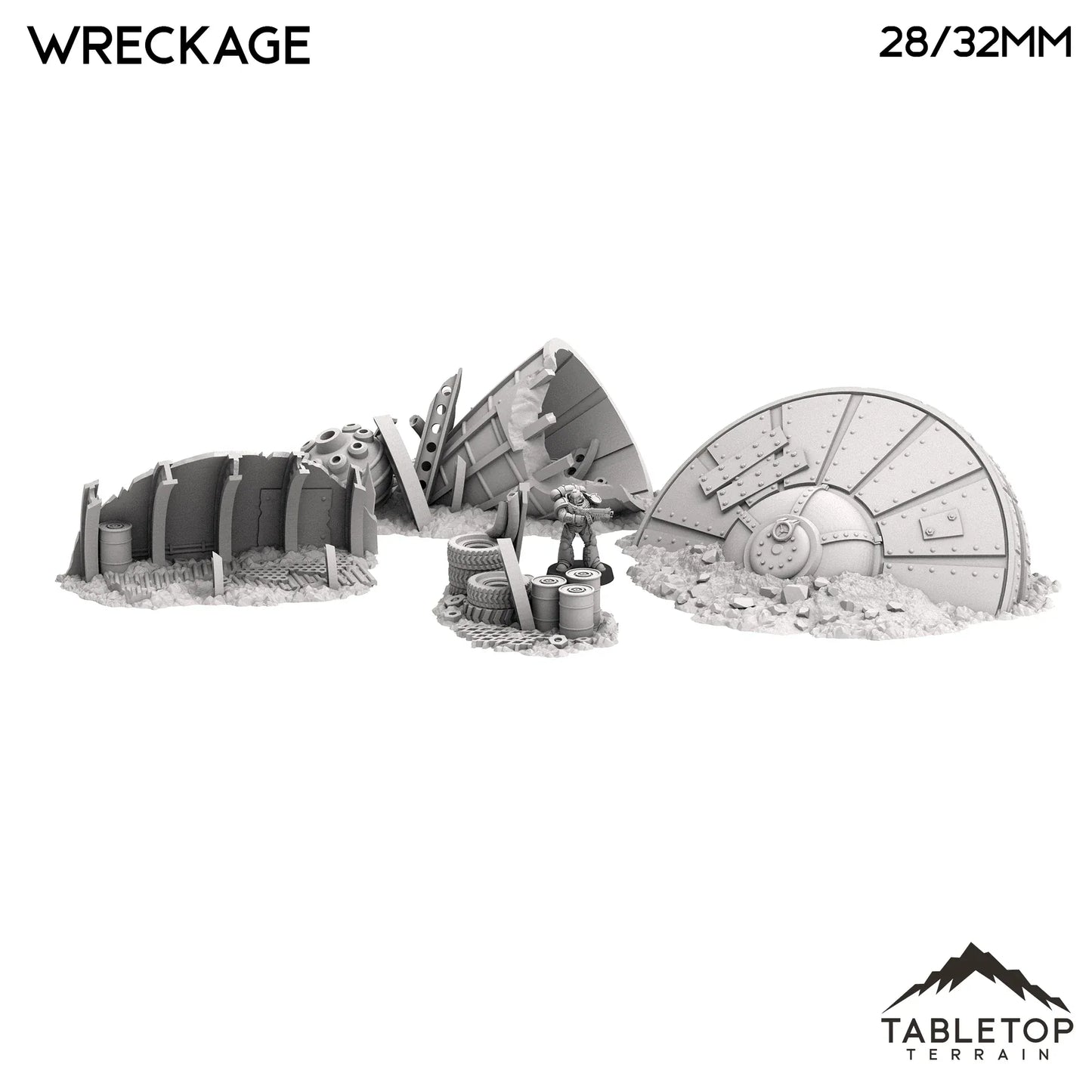 Orc Wreckage - Warpzel-1A Orc Space Program
