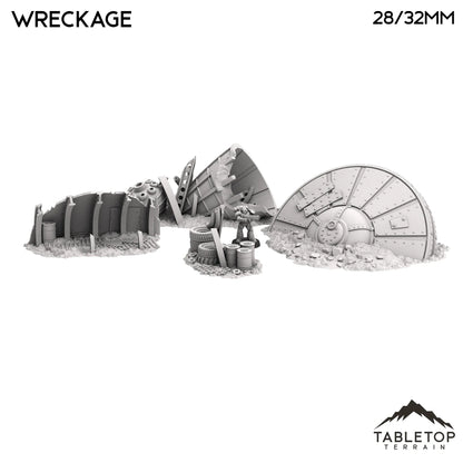 Orc Wreckage - Warpzel-1A Orc Space Program