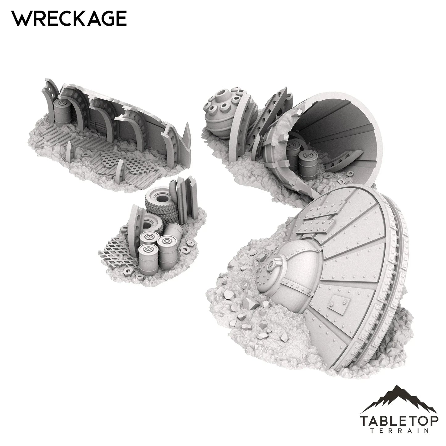 Orc Wreckage - Warpzel-1A Orc Space Program