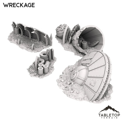 Orc Wreckage - Warpzel-1A Orc Space Program