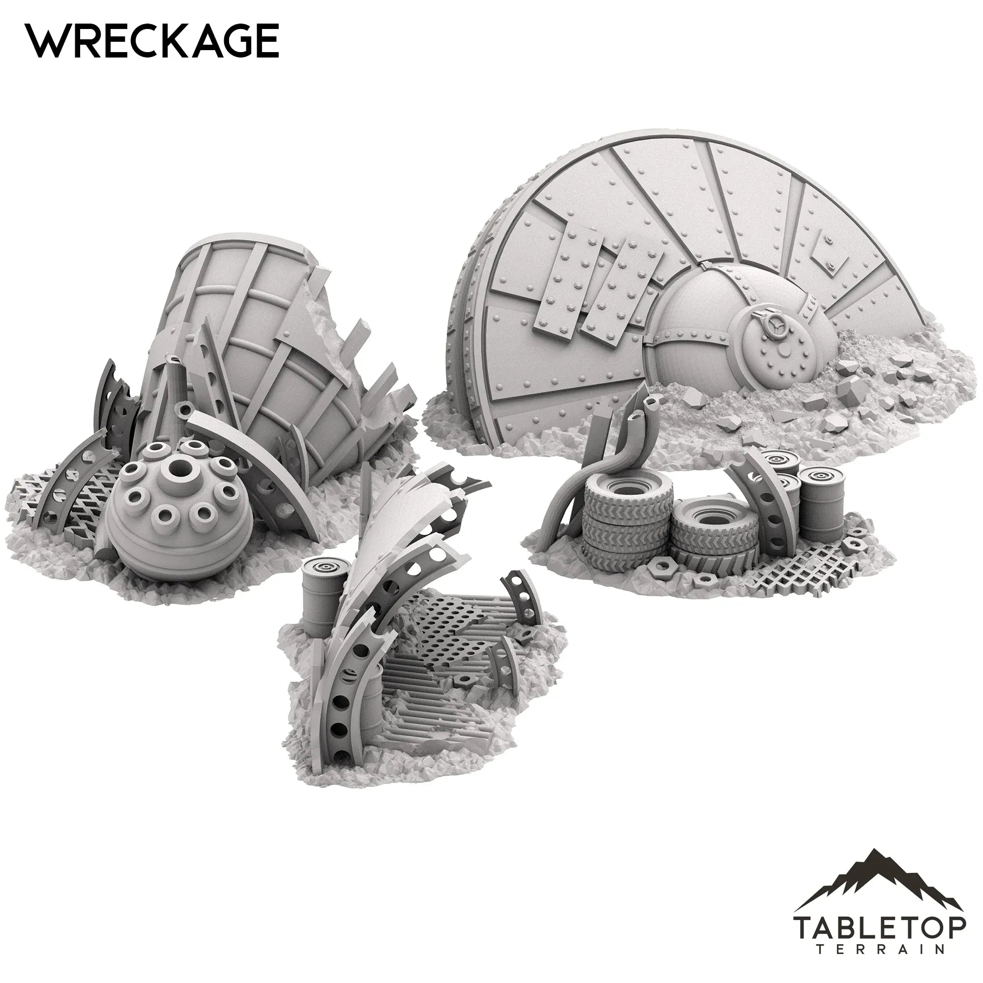 Orc Wreckage - Warpzel-1A Orc Space Program