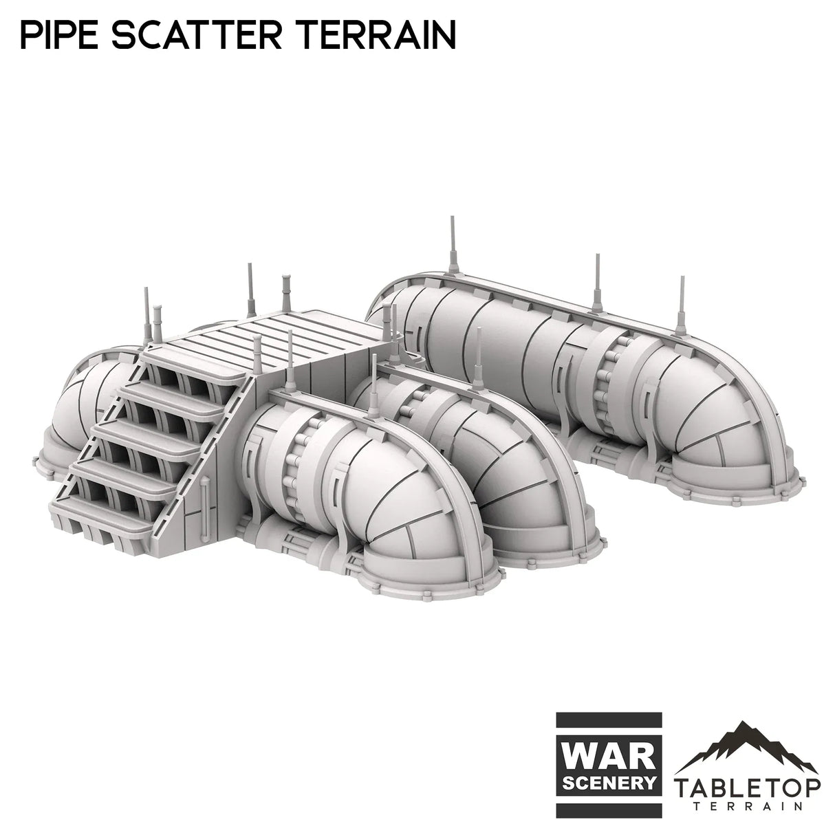 Pipe Scatter Terrain - Futuristic City