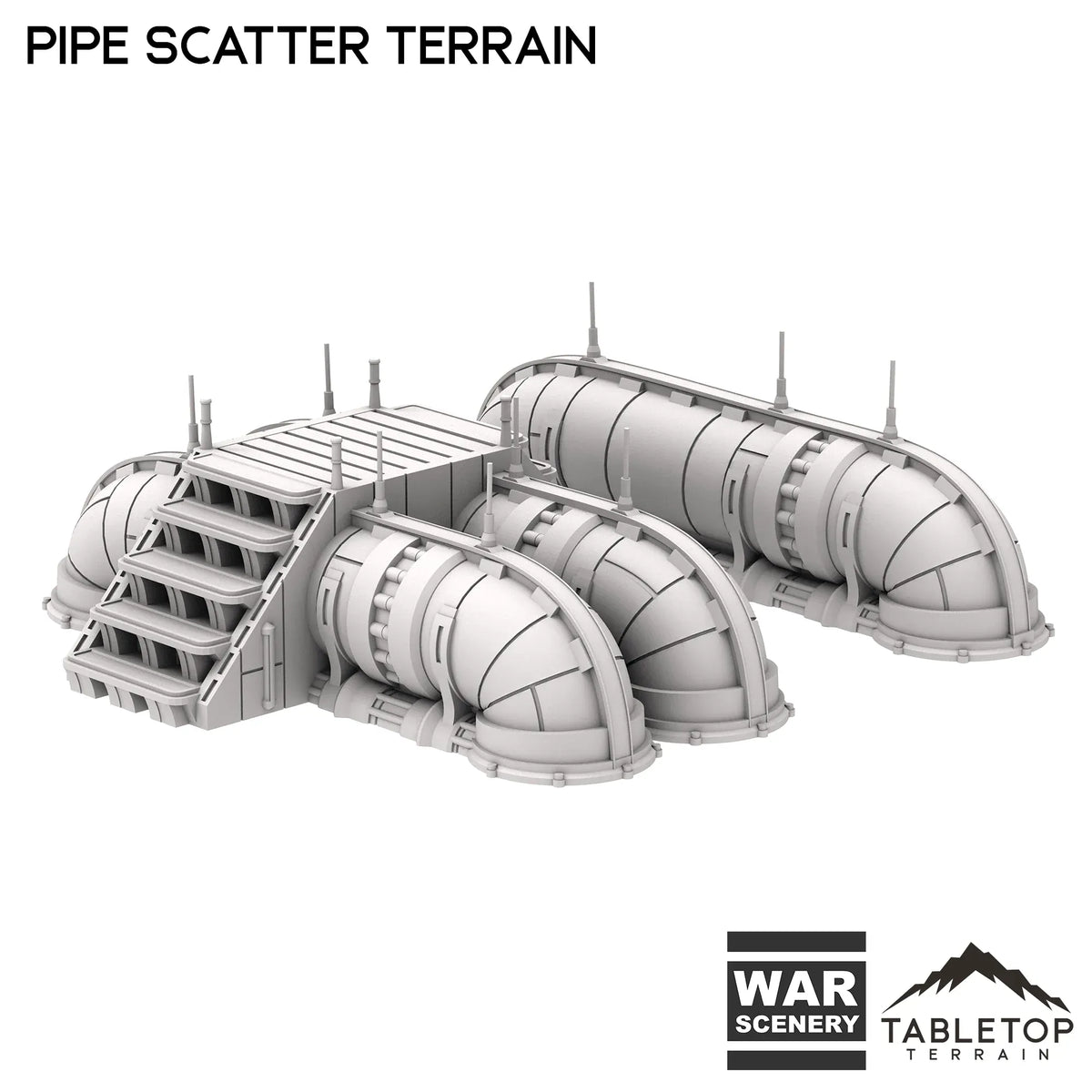 Pipe Scatter Terrain - Futuristic City