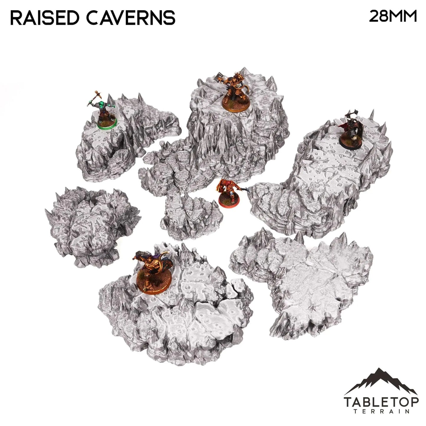 Raised Caverns / Shroom with Bridges- Fantasy Scatter Terrain
