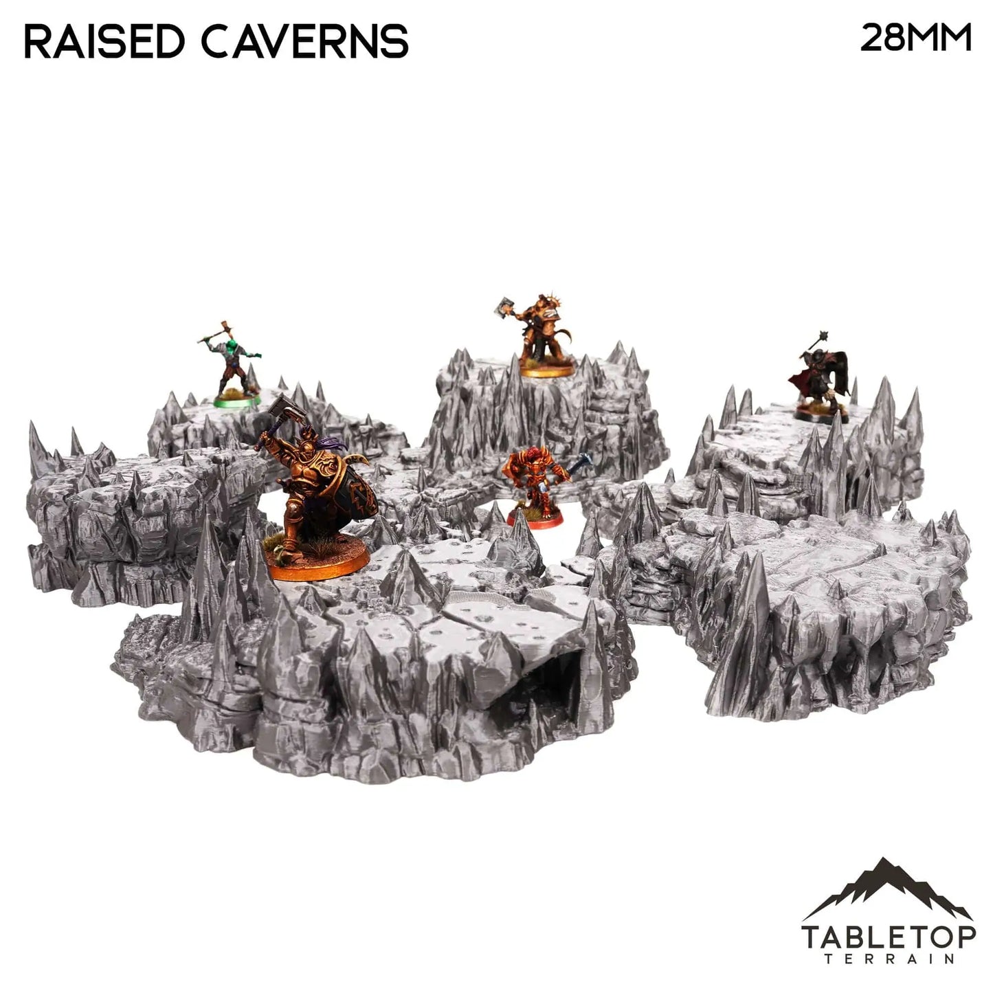 Raised Caverns / Shroom with Bridges- Fantasy Scatter Terrain
