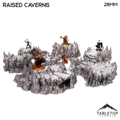 Raised Caverns / Shroom with Bridges- Fantasy Scatter Terrain