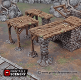 Scaffolding and Support Columns - Scatter Terrain