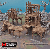 Scaffolding and Support Columns - Scatter Terrain