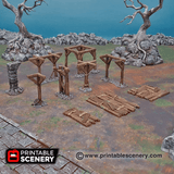 Scaffolding and Support Columns - Scatter Terrain