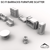 Sci Fi Barracks Furniture Scatter