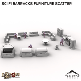 Sci Fi Barracks Furniture Scatter
