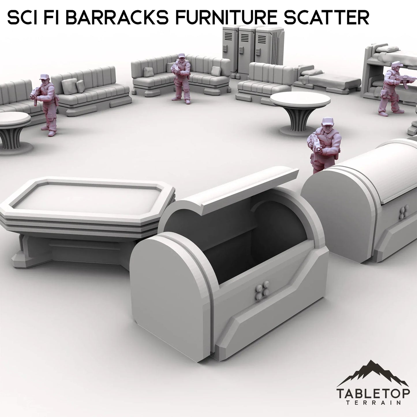 Sci Fi Barracks Furniture Scatter