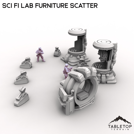 Sci Fi Lab Furniture Scatter