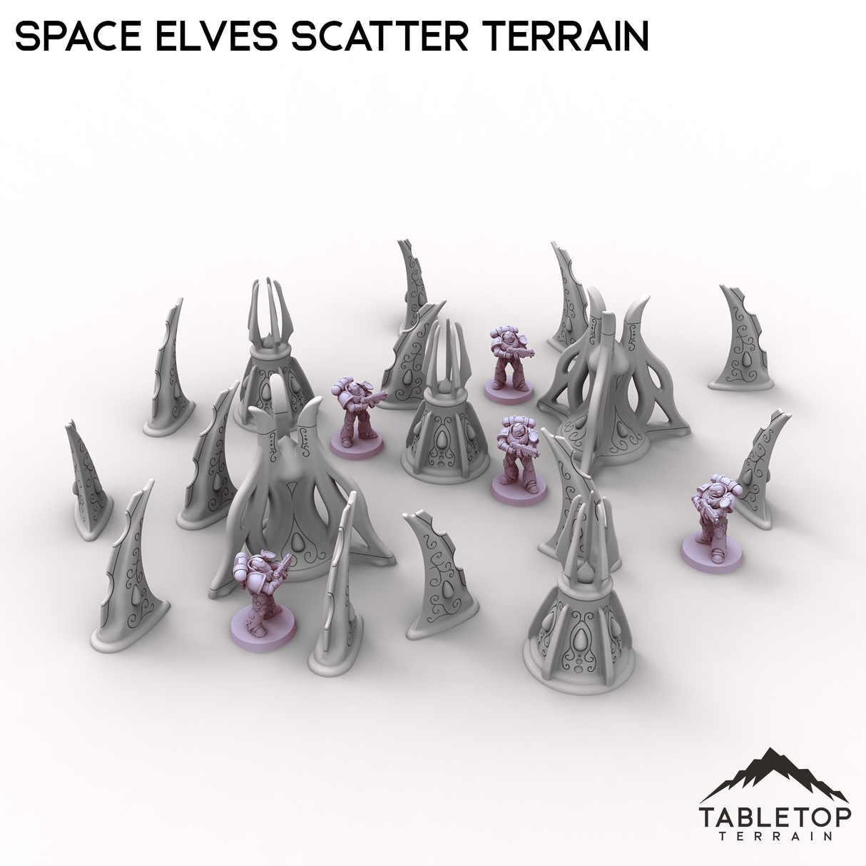 Space Elves Scatter Terrain