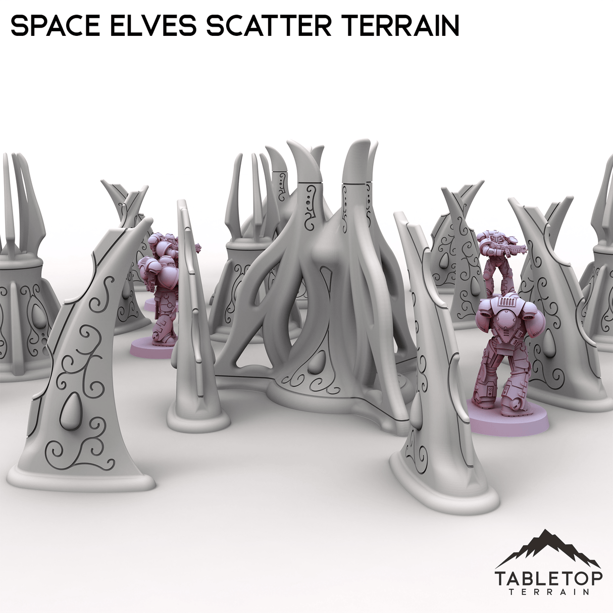 Space Elves Scatter Terrain