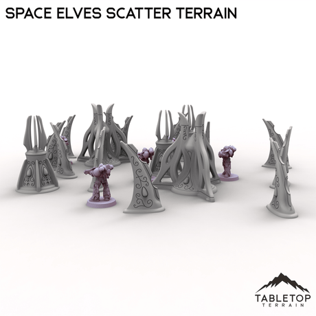 Space Elves Scatter Terrain