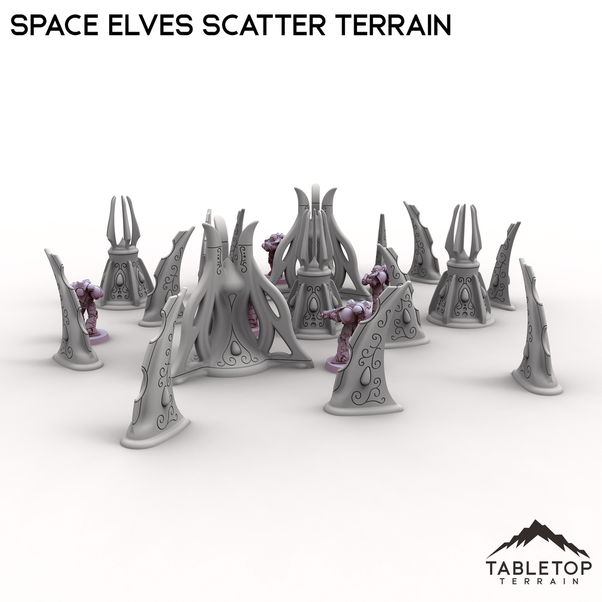 Space Elves Scatter Terrain