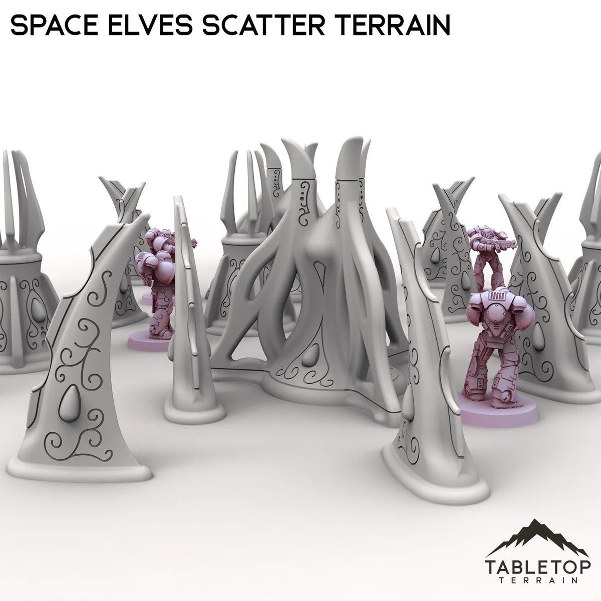 Space Elves Scatter Terrain