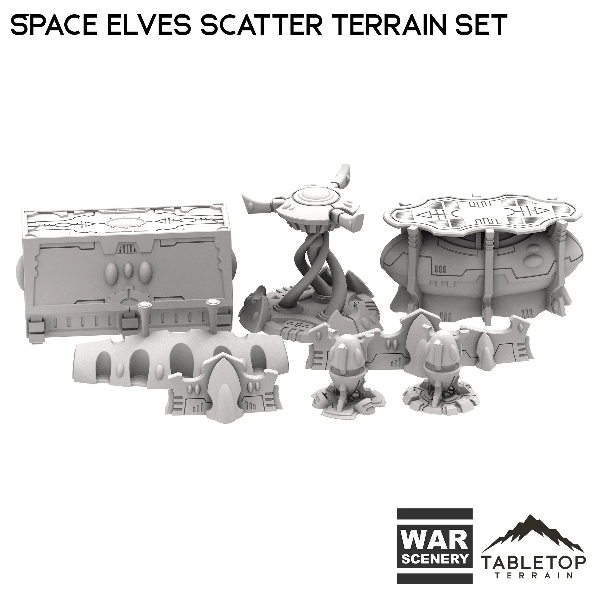 Space Elves Scatter Terrain Set