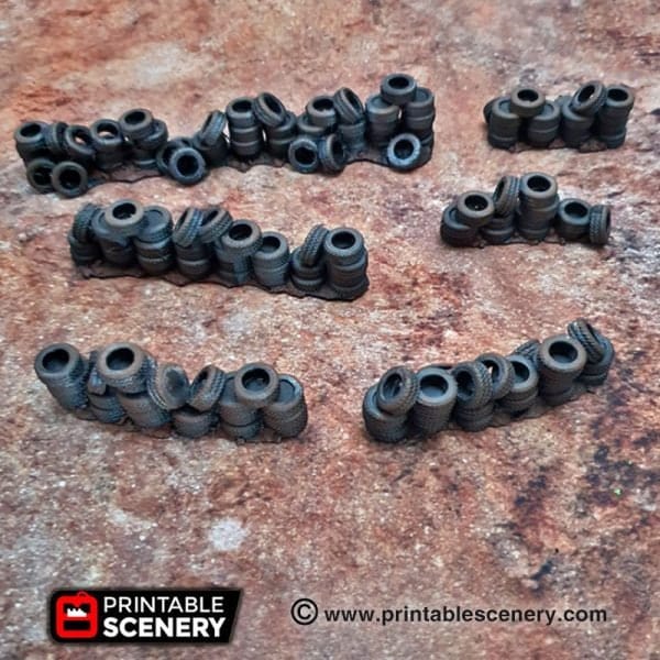 Tire Obstacles - Apocalyptic Scatter Terrain