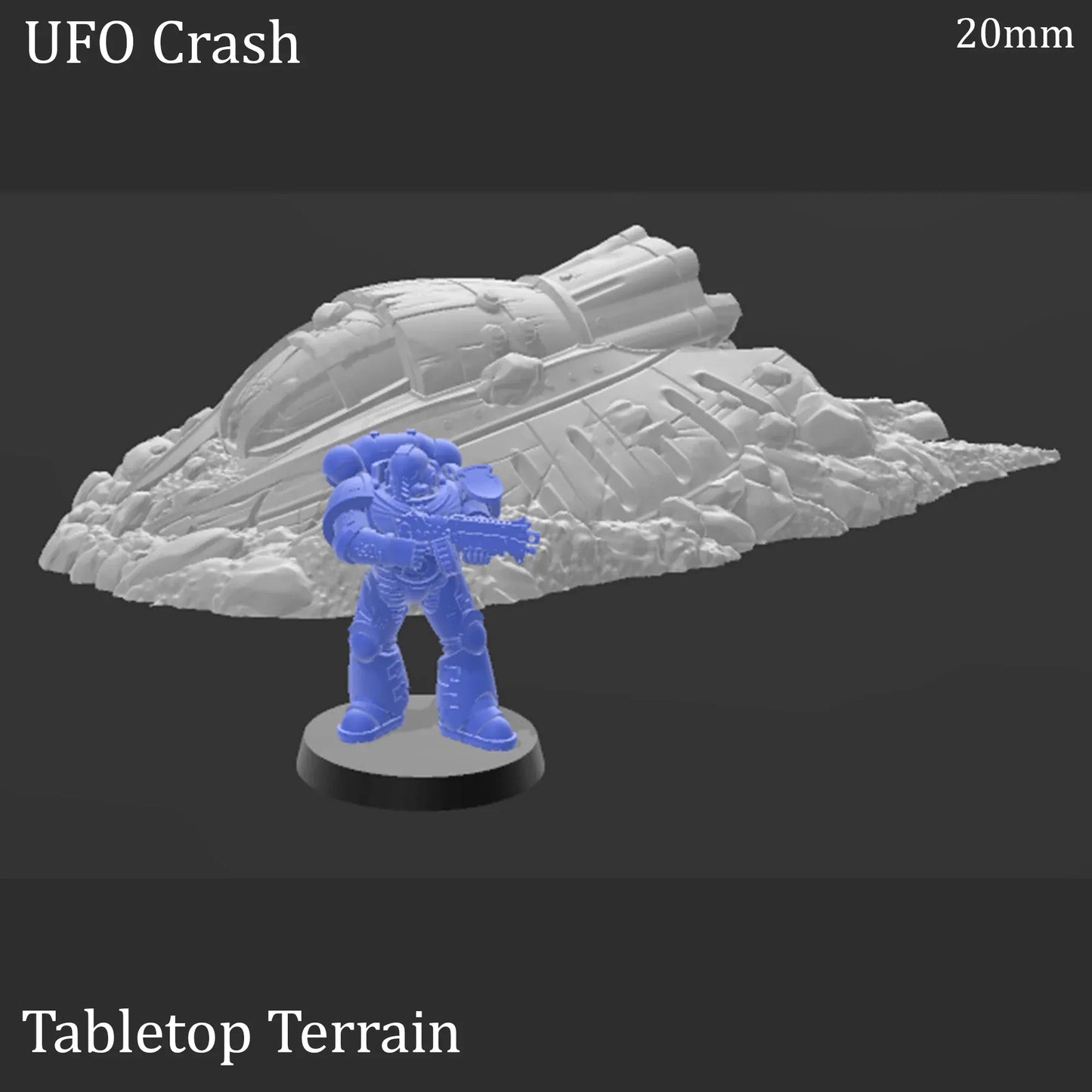 UFO Crash - Apocalyptic Terrain